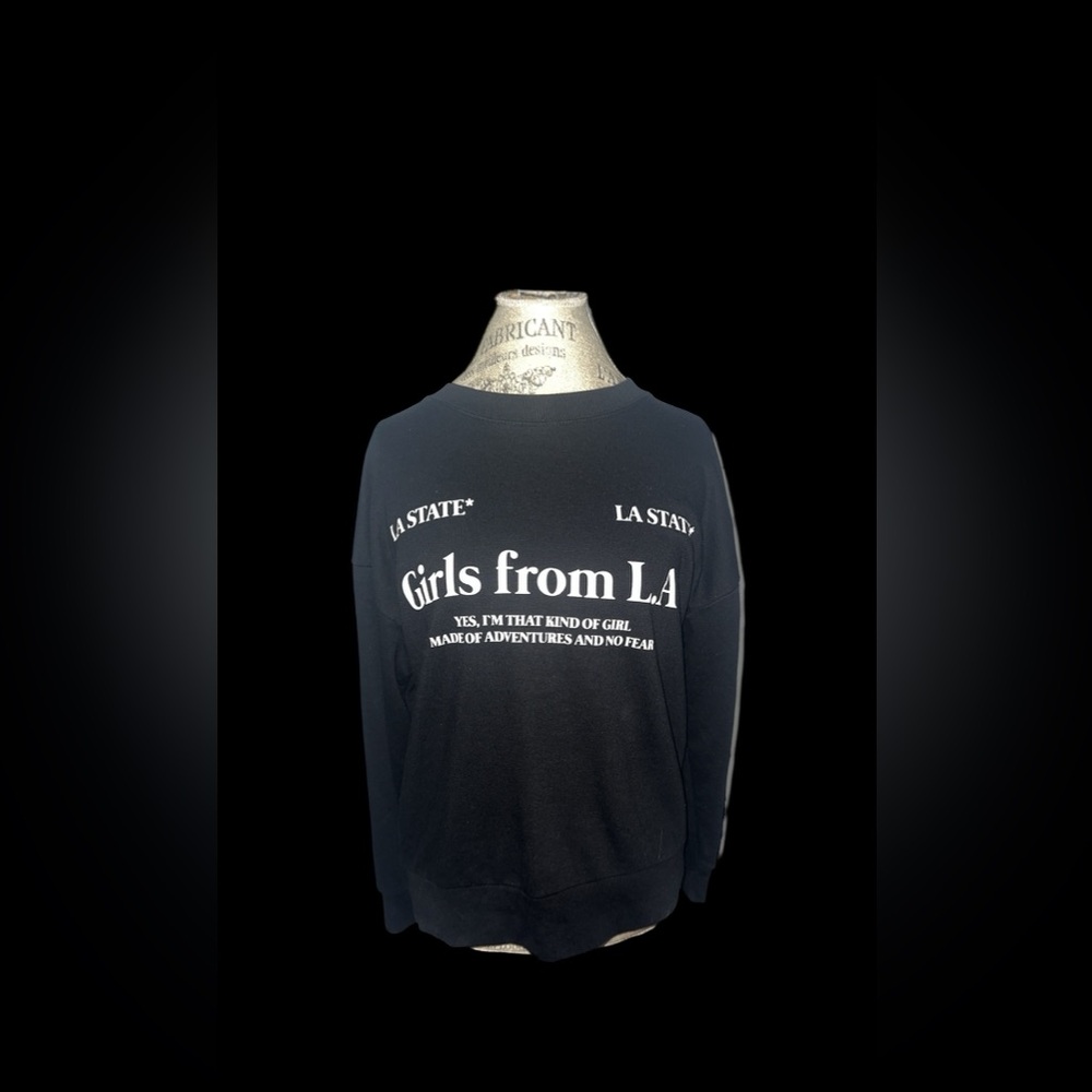 Black 'Girls from L.A.' Sweatshirt